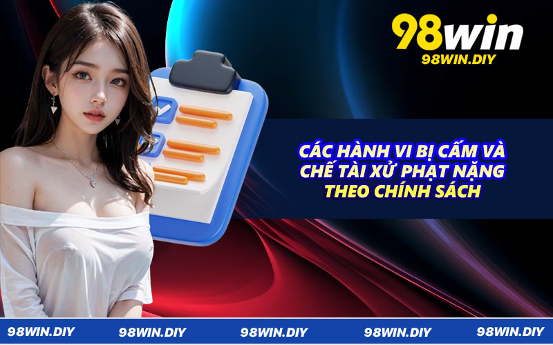 Các hành vi bị cấm và chế tài xử phạt nặng theo chính sách